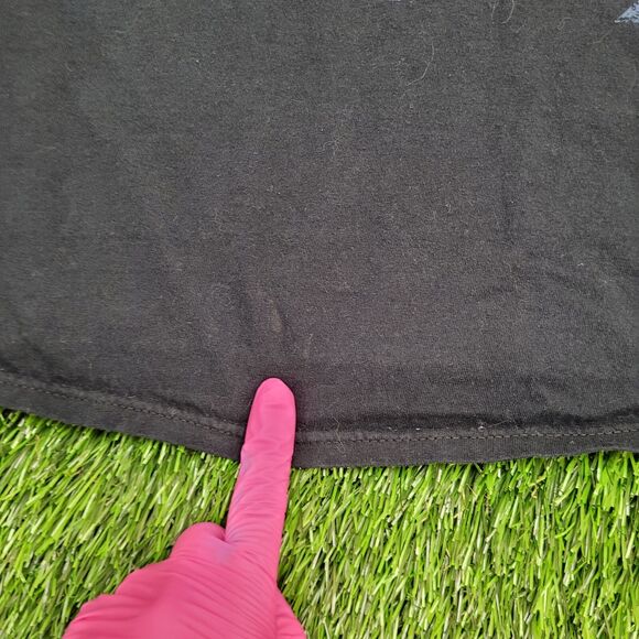 Vintage Y2K Fruit-of-The-Loom Shirt Womens 3XL 27x30 Black - Picture 4 of 13
